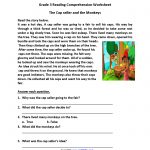 Cap Seller And Monkeys Third Grade Reading Worksheets | Desktop   Free Printable Reading Passages For 3Rd Grade