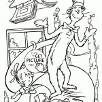 Cat In The Hat Dr Seuss In Dr Seuss Coloring Pages Printable   Free Printable Dr Seuss Coloring Pages