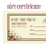 Certificates Printable Calendars Free Printable Avon Gift   Free Printable Massage Gift Certificate Templates