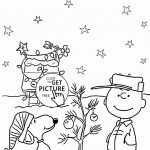 Charlie Brown And Christmas Coloring Pages For Kids, Printable Free   Free Printable Christmas Coloring Pages And Activities