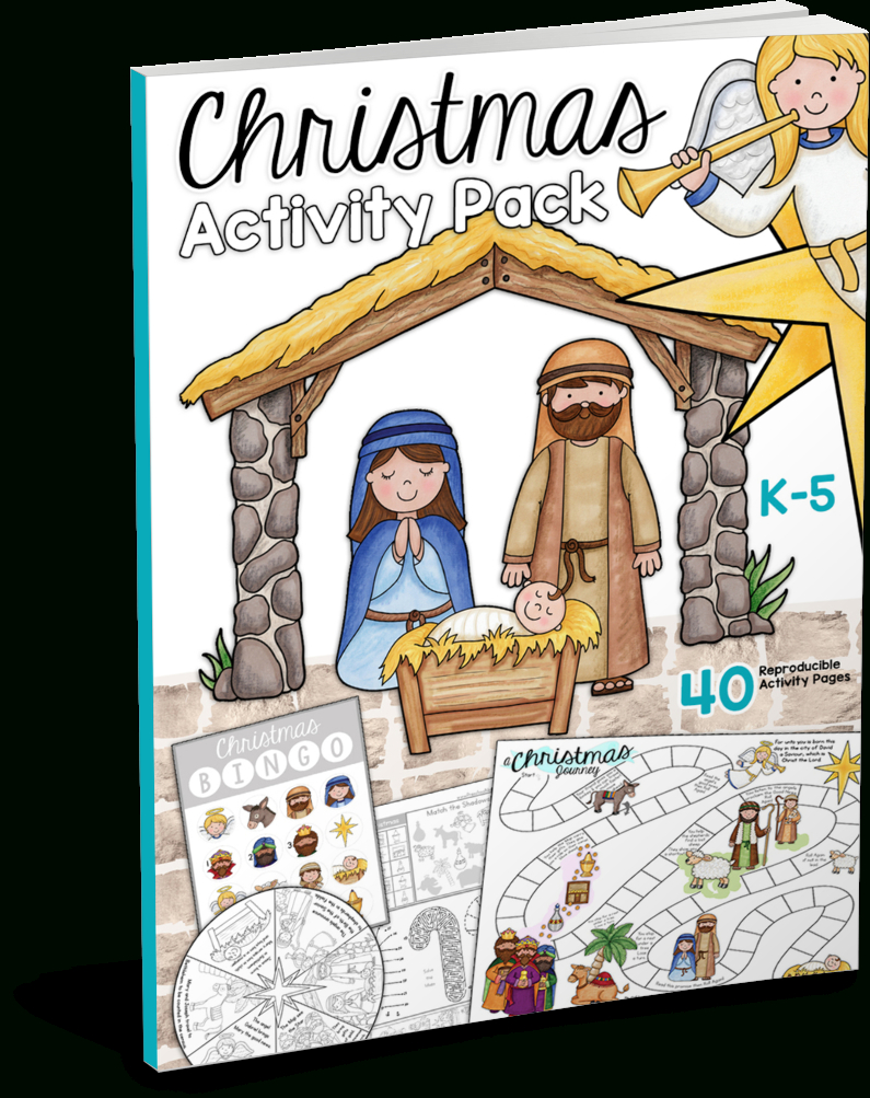 Christmas Bible Printables - Christian Preschool Printables - Free Printable Religious Christmas Games
