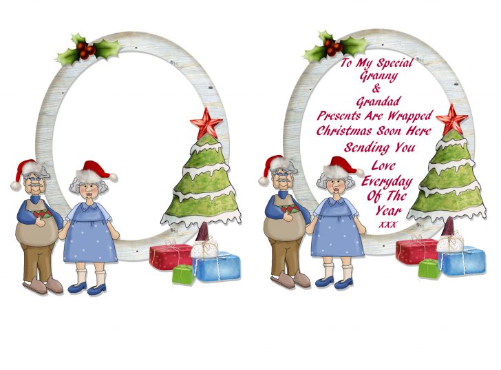 Christmas Cards For Grandparents Free Printable