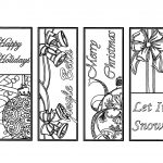 Christmas Coloring Bookmarks Plus Colored Items. Image 0. 9   Free Printable Christmas Bookmarks To Color