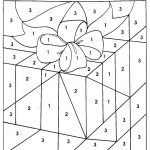 Christmas Coloring Pages With Numbers | Chrismast And New Year   Free Printable Christmas Color By Number Coloring Pages