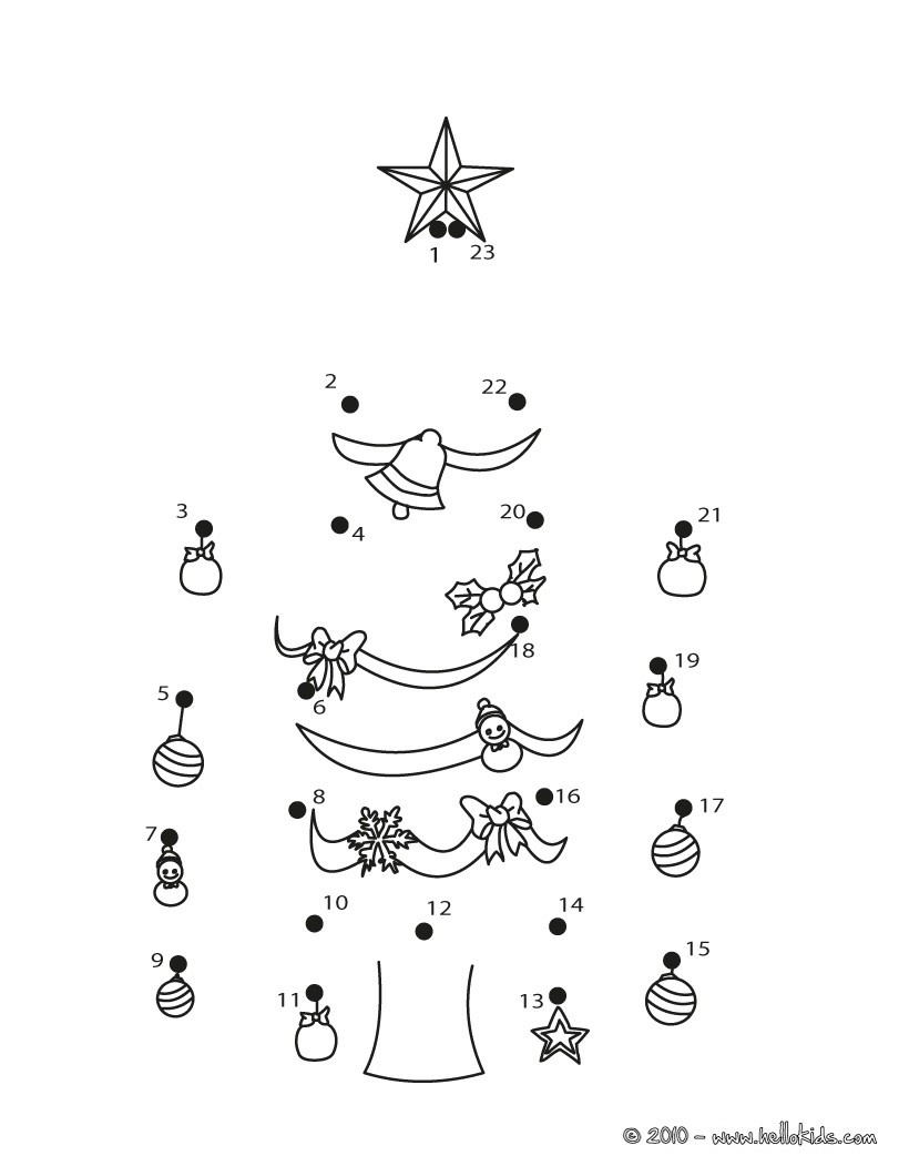 Christmas Dot To Dot - 24 Free Dot To Dot Printable Worksheets For Kids - Free Christmas Connect The Dots Worksheets Printable