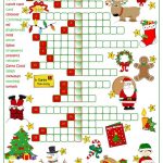 Christmas Fun   Crossword Worksheet   Free Esl Printable Worksheets   Free Printable Christmas Puzzle Sheets