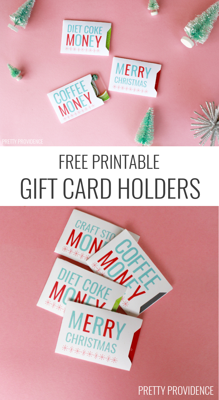 Christmas Gift Card Sleeves - Free Printable! | Holidays | Christmas - Free Printable Christmas Money Holder Cards