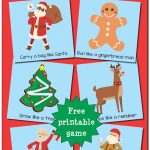 Christmas Gross Motor Movement Game {Free Printable} | Free   Free Printable Christmas Games For Preschoolers