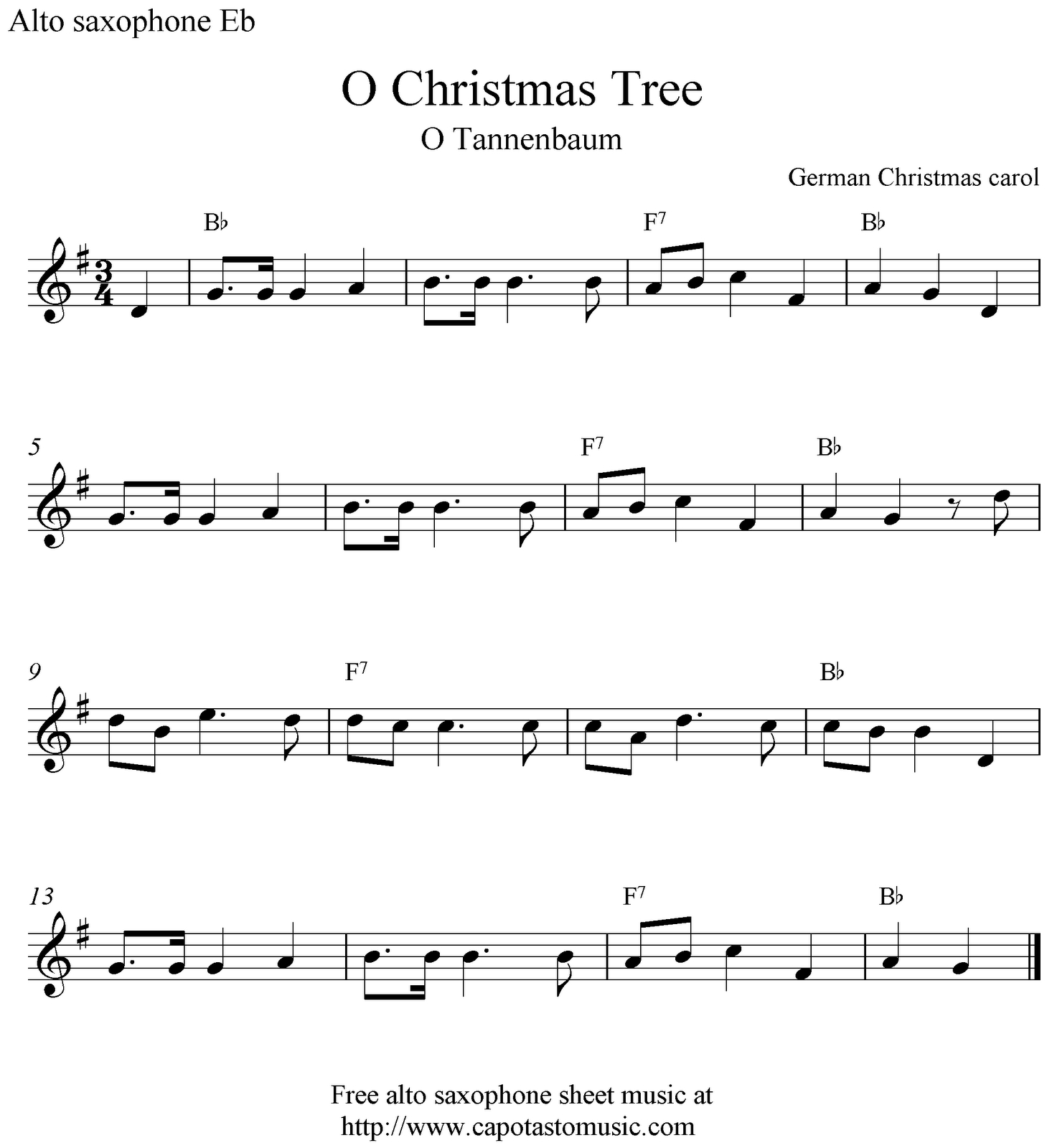 Free Printable Christmas Sheet Music For Alto Saxophone Free Printable