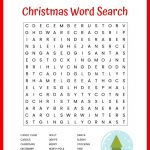 Christmas Word Search Free Printable For Kids Or Adults   Free Printable Activities For Adults