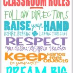 Class Rules Free Printable | Printables | Classroom Rules, Classroom   Free Printable Educational Posters