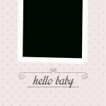 Classic Pink Dotted   Free Printable Birth Announcement Template   Free Printable Baby Announcement Templates