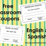Classroom Coupons – English And Spanish | Squarehead Teachers   Free Printable Homework Pass Coupon