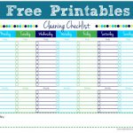 Cleaning Checklist {Free Printable}   Free Printable Cleaning Schedule