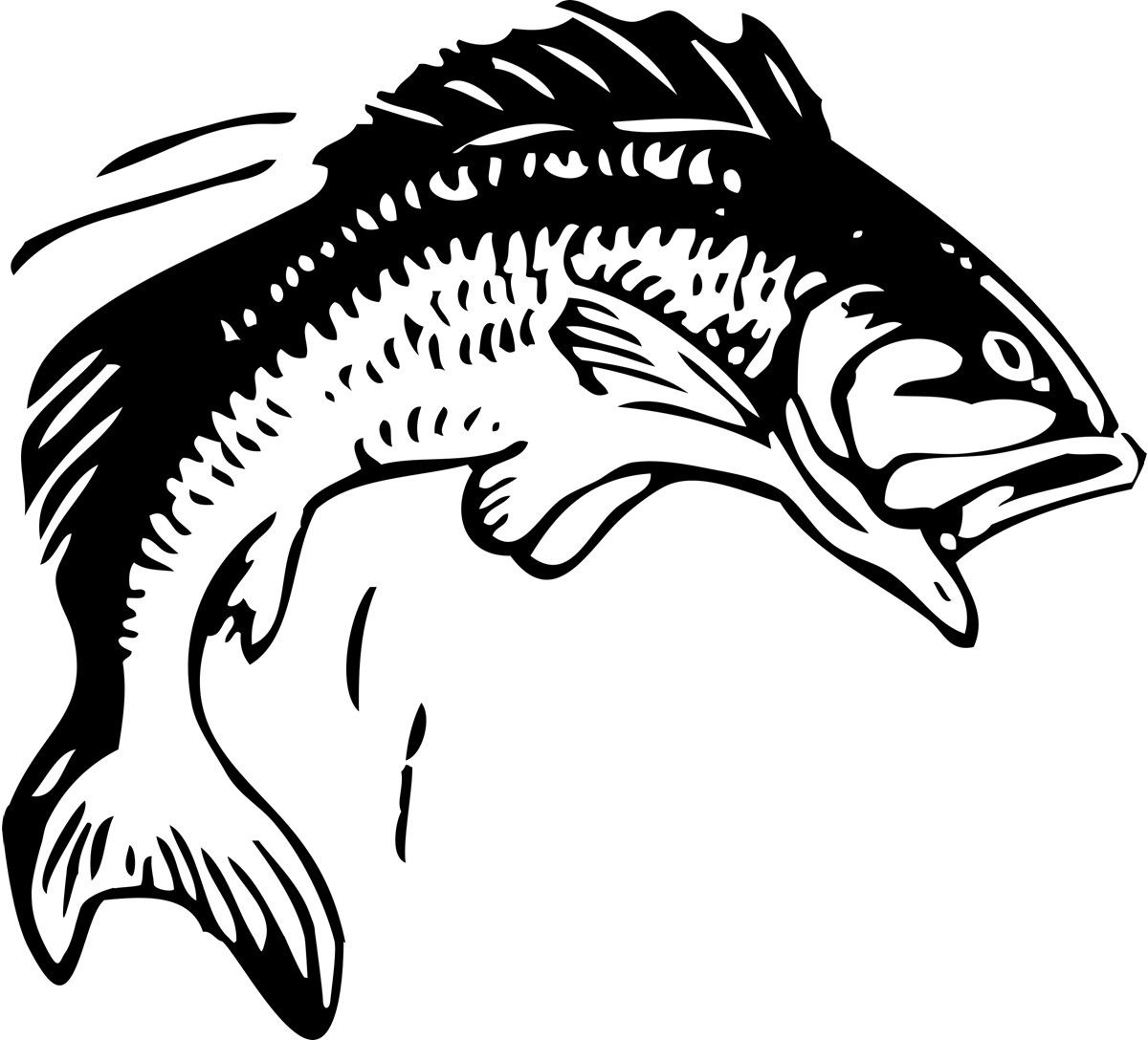 Clip Art Fish Bass Fishing Clip Art Free Printable Fish Stencils - Free Printable Fish Stencils