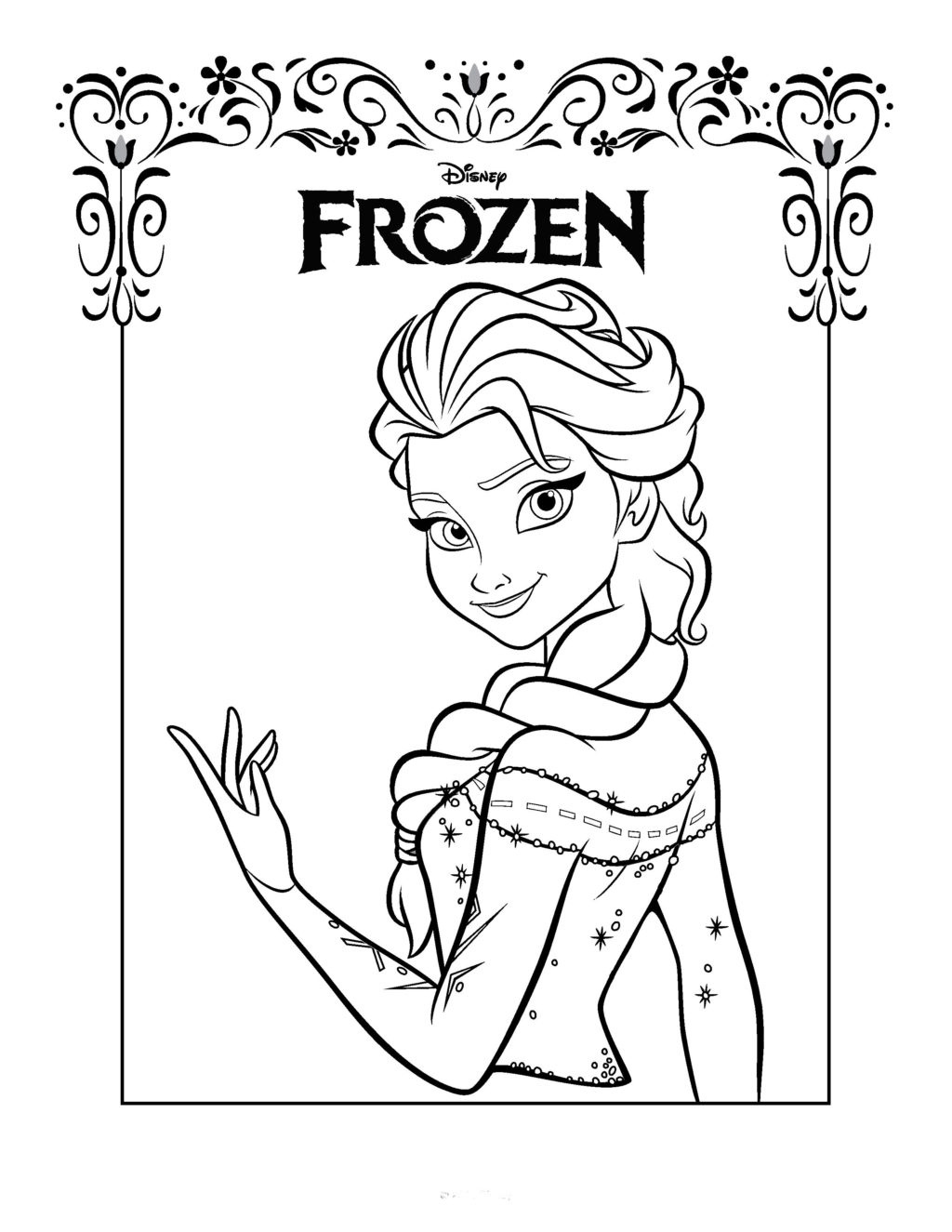 Coloring Book World ~ Free Printable Frozen Party City Coloring - Free Printable Coloring Pages Disney Frozen