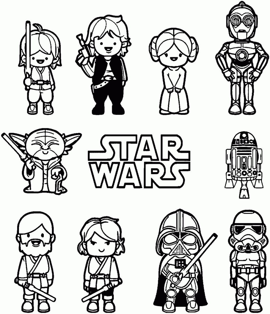 Coloring Book World ~ Free Star Wars Coloring Pages Lego Characters - Free Printable Star Wars Coloring Pages