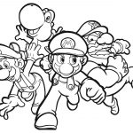 Coloring ~ Coloring Free Mario And Luigis Pdf Printable Pictures   Mario Coloring Pages Free Printable