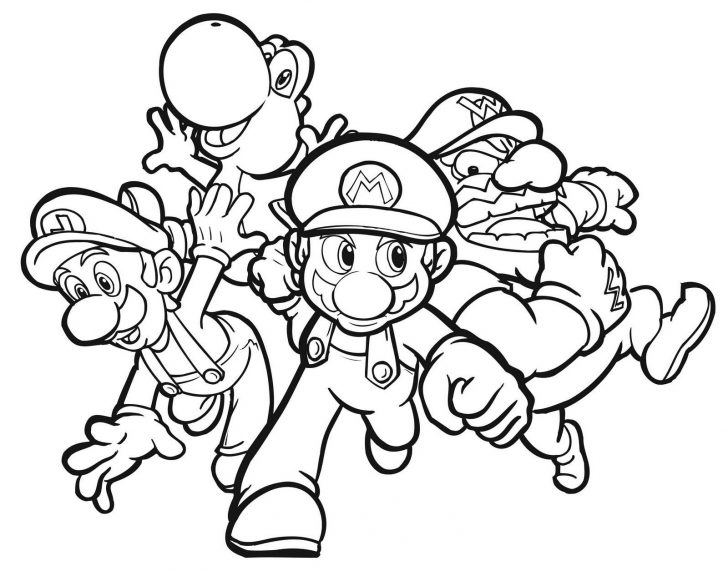 Coloring ~ Coloring Free Mario And Luigis Pdf Printable Pictures ...