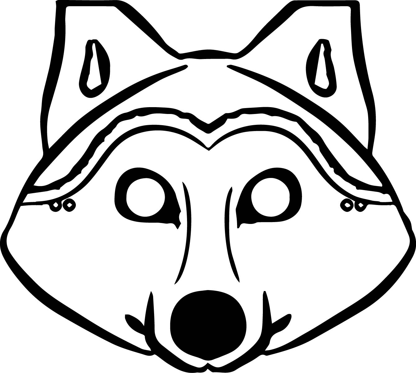 Coloring Ideas : Phenomenal Free Wolf Coloring Pages Printable - Free Printable Wolf Face Mask