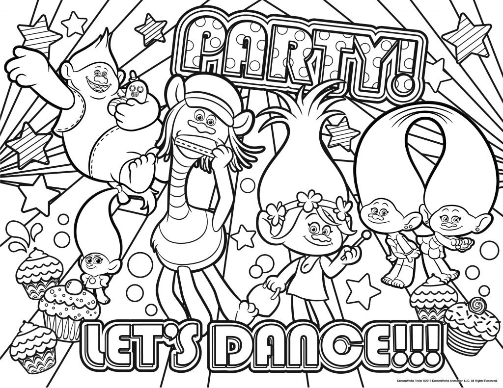 Coloring Ideas : Printable Trolls Coloring Pages Image Inspirations - Free Printable Troll Coloring Pages