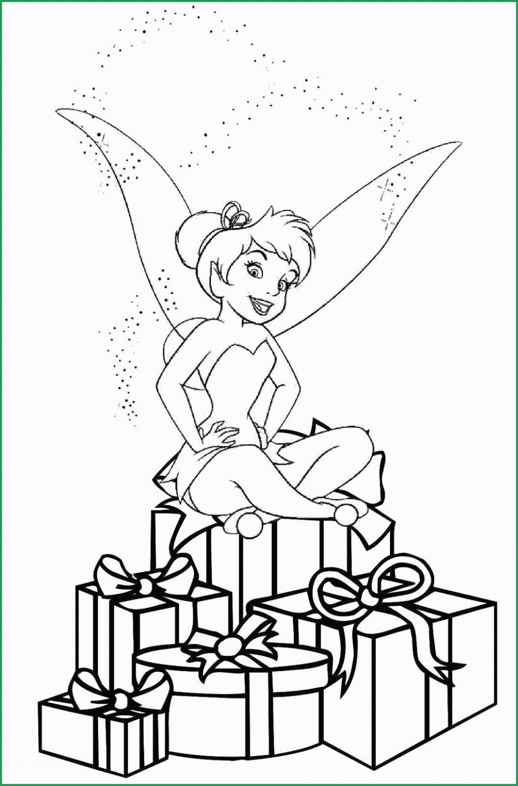 Coloring Ideas : Tinkerbell Coloring Pages Christmas Online - Tinkerbell Coloring Pages Printable Free