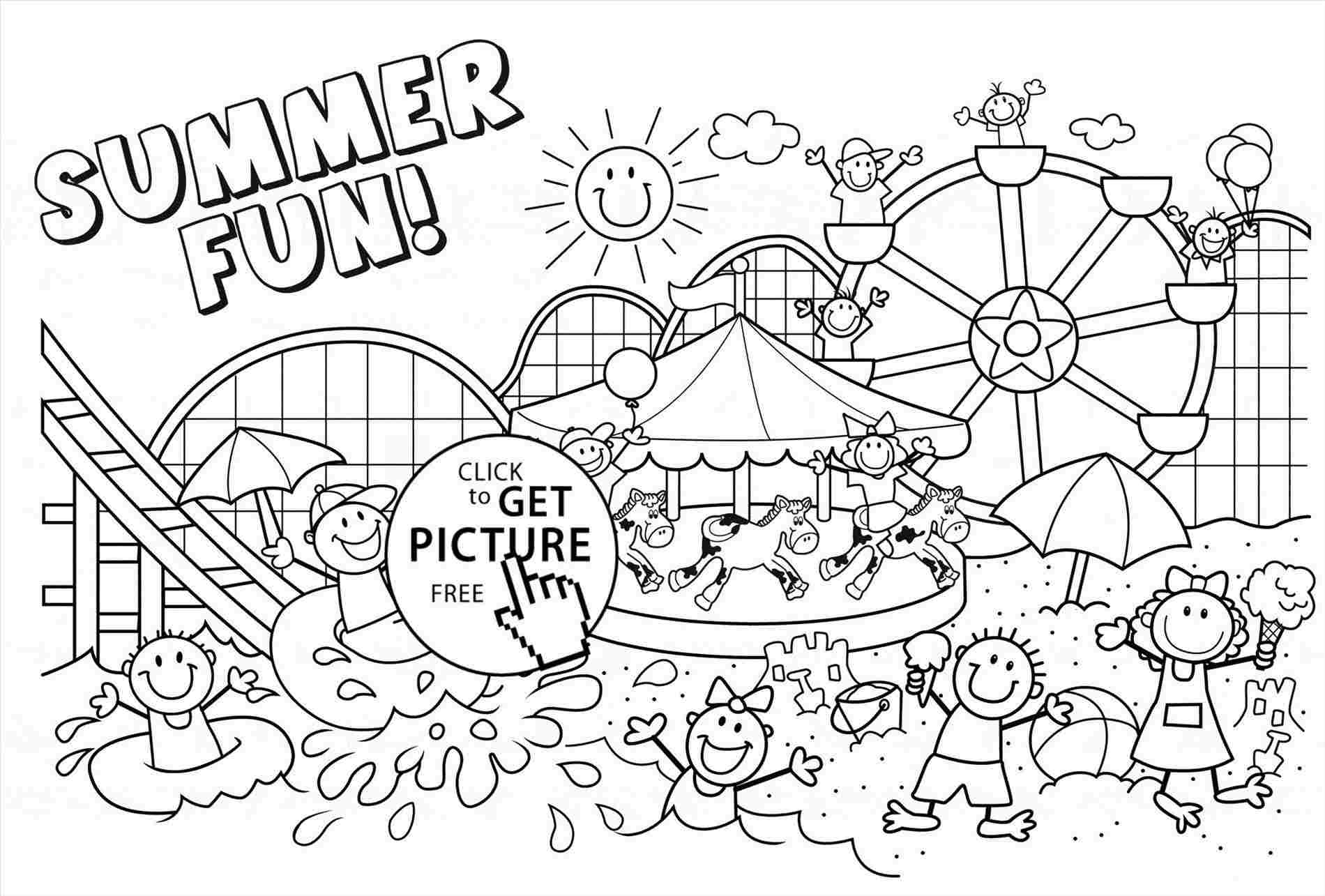 Free Printable Summer Coloring Pages For Adults Free Printable