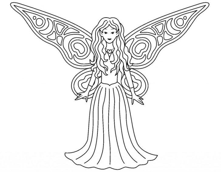 Free Printable Fairy Coloring Pictures