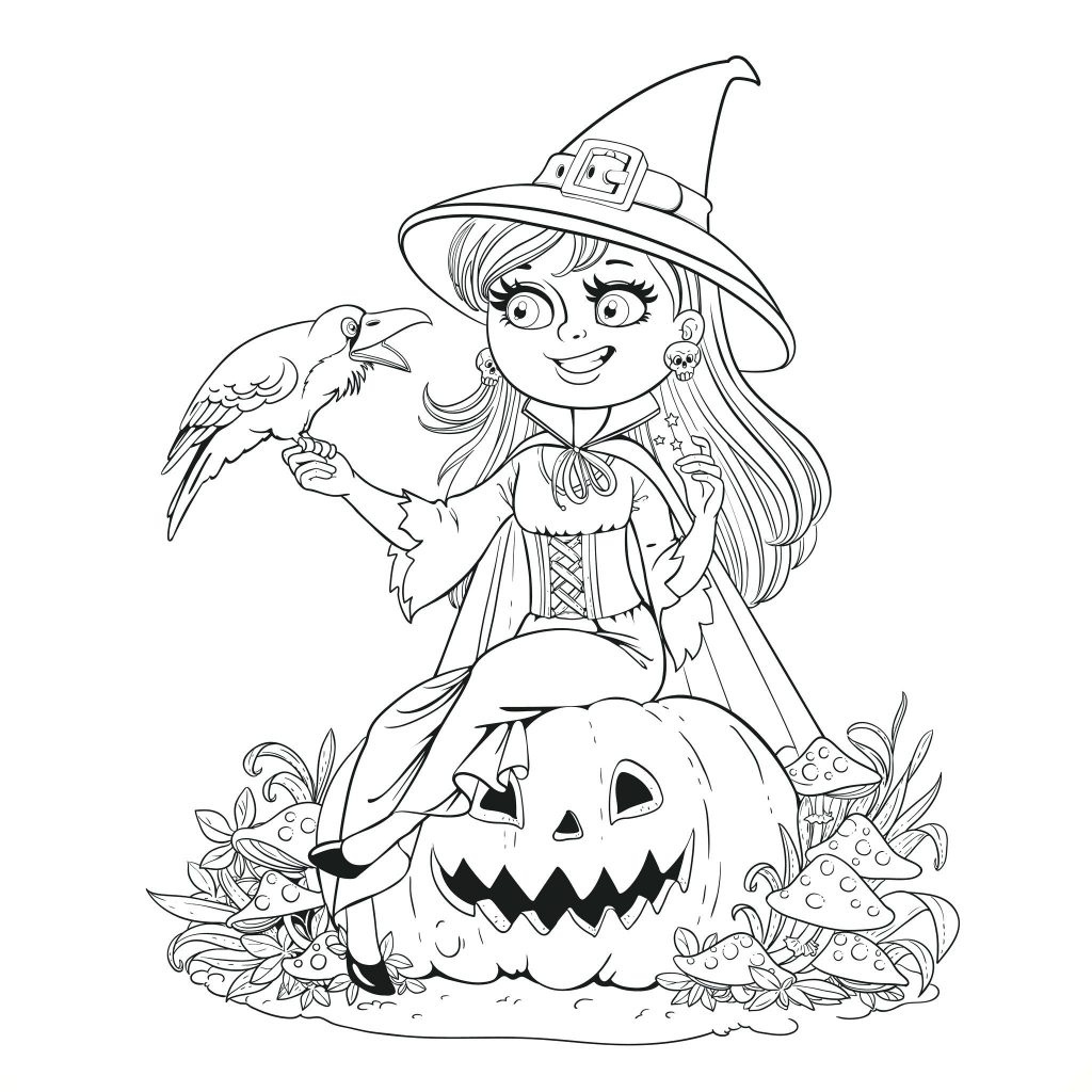 Coloring Page ~ Halloween Coloring Pages Adults For Printables Free - Free Printable Halloween Coloring Pages