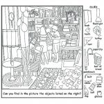 Coloring Page ~ Hiddene Coloring Pages Free Printables   Free Printable Hidden Pictures For Adults