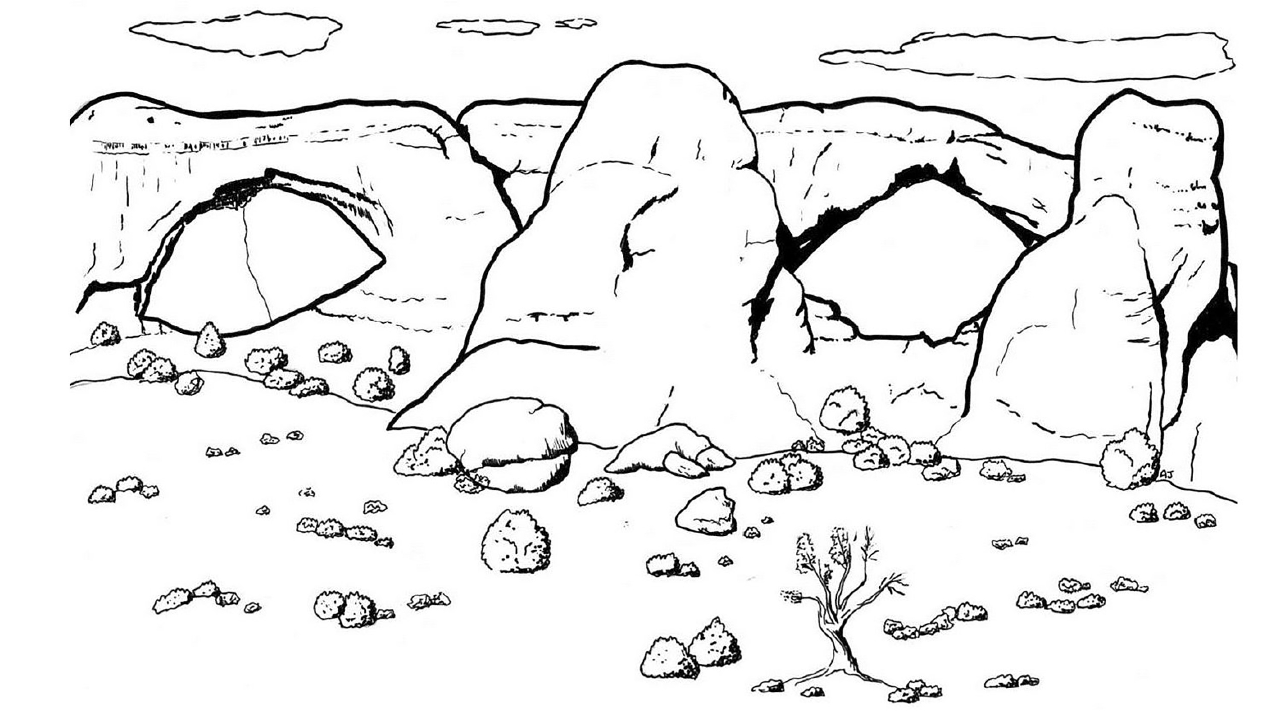 Coloring Pages - Arches National Park (U.s. National Park Service) - Free Printable South Park Coloring Pages