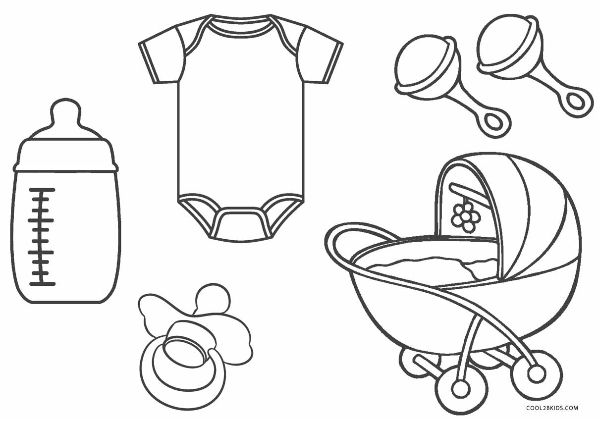 Coloring Pages : Babyhower Coloring Pages Awesome Picture - Free Printable Baby Shower Coloring Pages