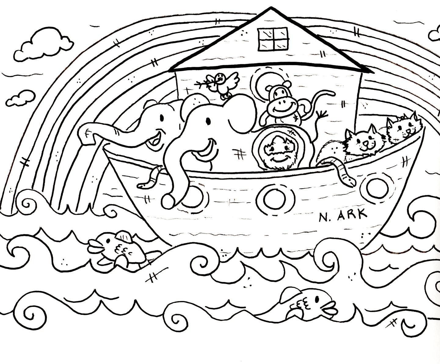 Coloring Pages Bible Stories Preschoolers | Freshcols - Free Printable Bible Story Coloring Pages