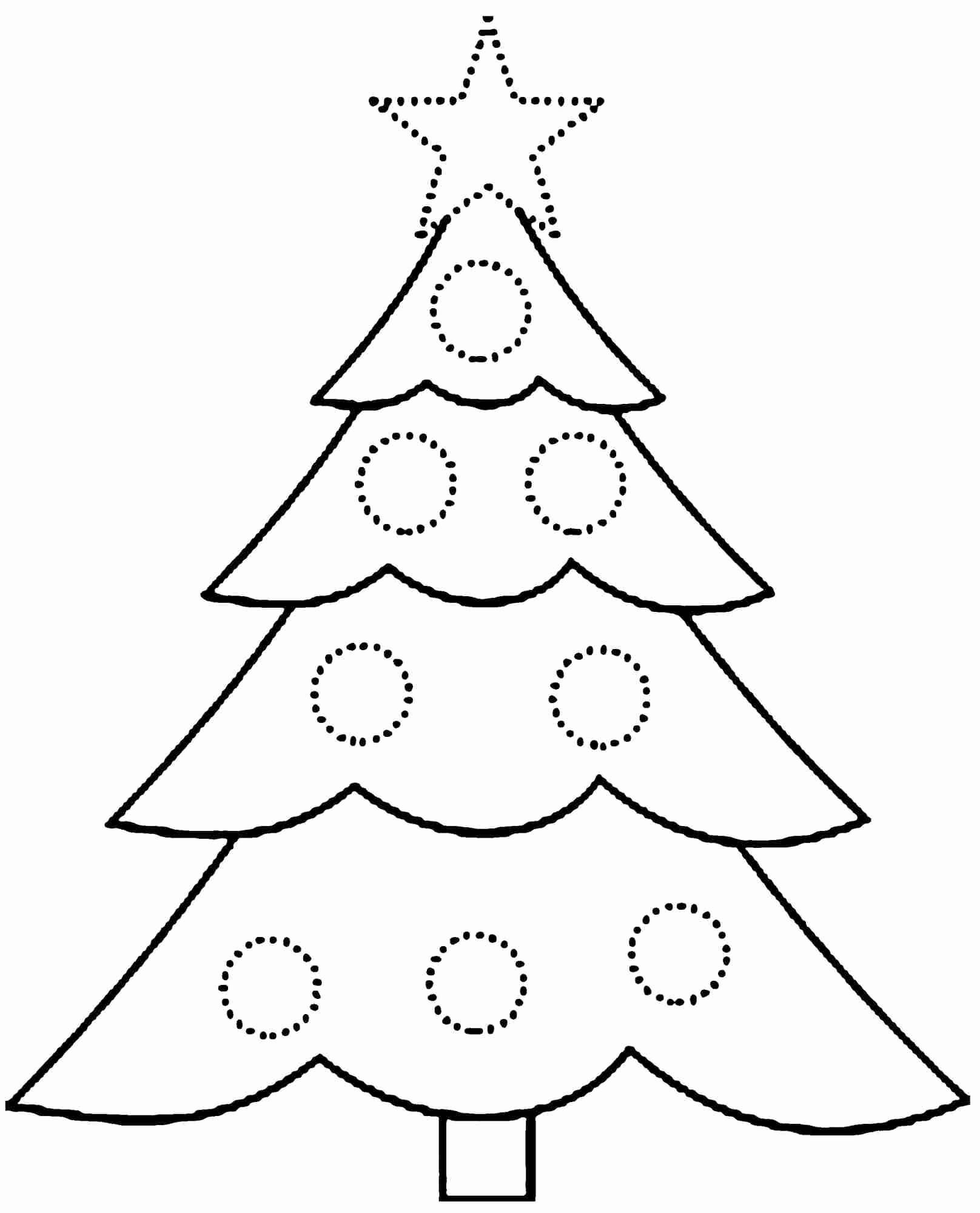 Coloring Pages Christmas Holly Best Free Printable Christmas Tree - Free Printable Christmas Tree Images