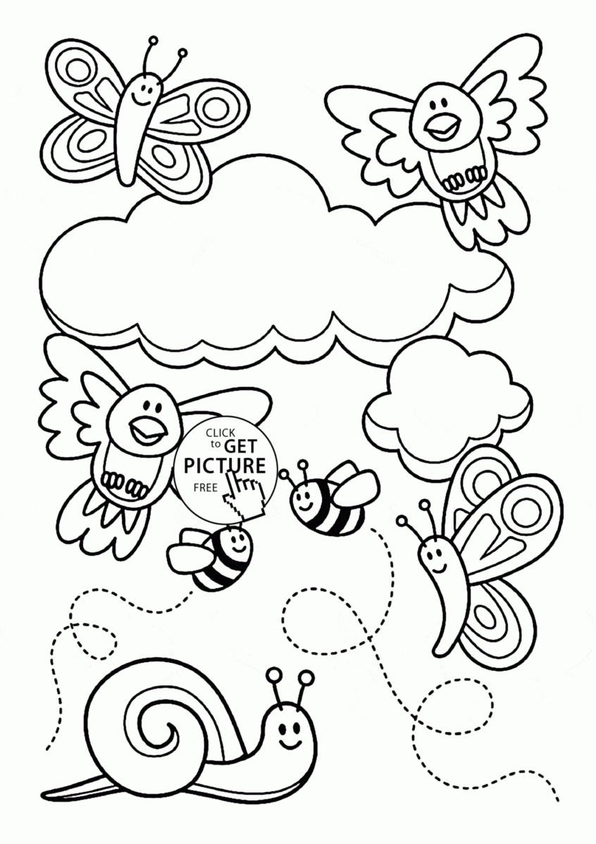 Coloring Pages : Coloring Pages Ideas Outstanding Springing - Spring Coloring Sheets Free Printable