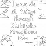 Coloring Pages For Kidsmr. Adron: Philippians 4:13 Print And   Free Printable Bible Story Coloring Pages