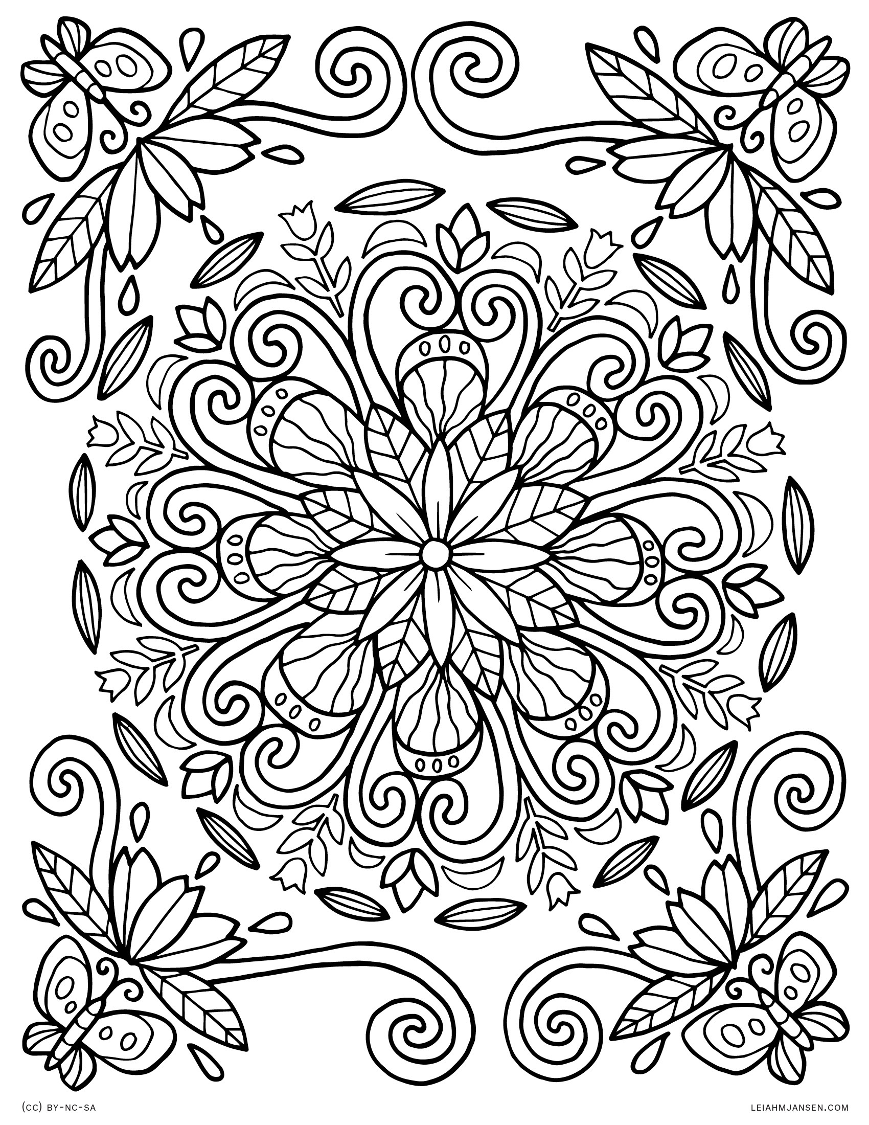 Coloring Pages - Free Printable Nature Coloring Pages