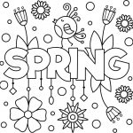 Coloring Pages : Outstanding Spring Coloring Pagese Printable   Free Printable Spring Pictures To Color