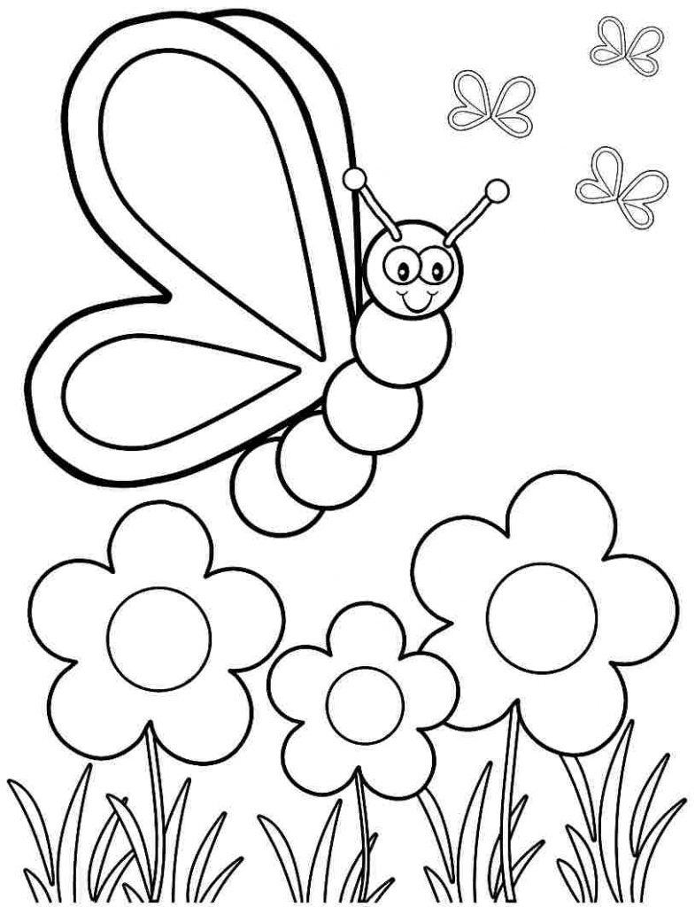 Coloring Pages: Spring Coloring Printable Within Best Free - Spring Coloring Sheets Free Printable