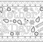 Colouring Mothers Day Card Free Printable Template – Free Printable Mothers Day Cards To Color