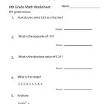 Competence 6Th Grade Math Worksheets Free Printable Worksheets For   6Th Grade Writing Worksheets Printable Free