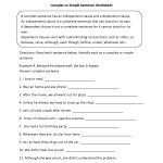 Complex Or Simple Sentences Worksheet | Education | Common Core   Free Printable Sentence Diagramming Worksheets