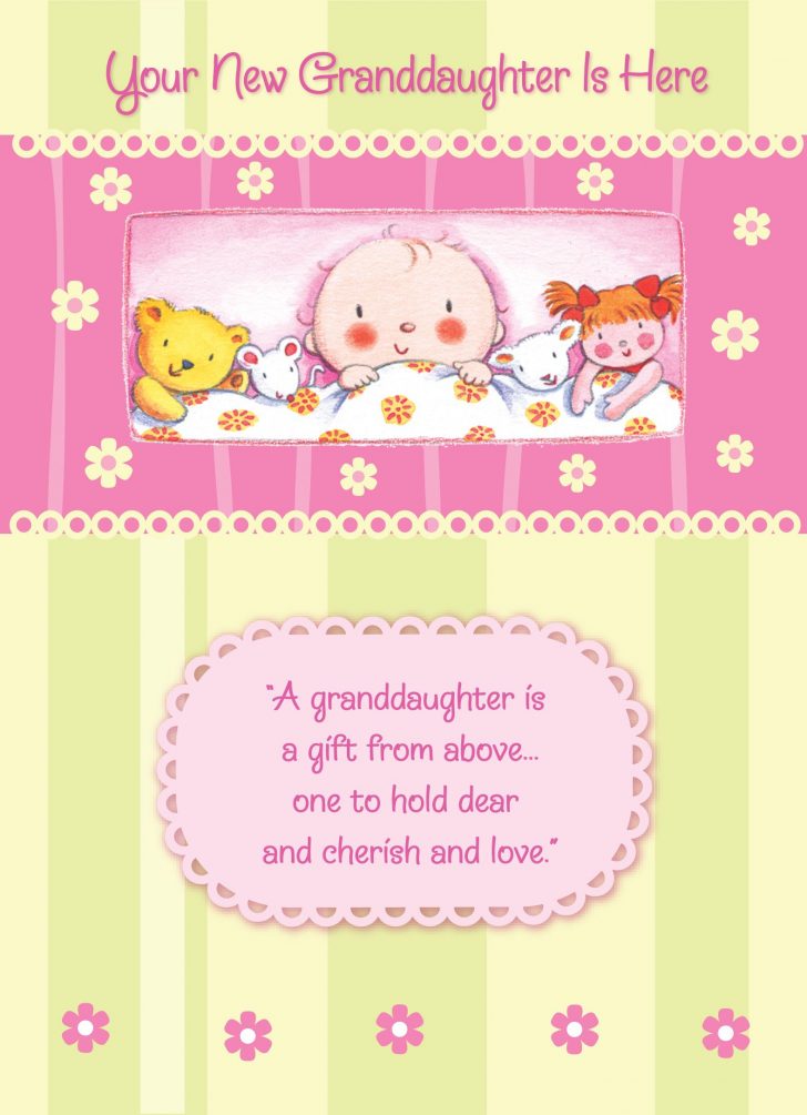 Congratulations On Your Baby Girl Free Printable Cards