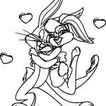 Cool Baby Bugs Bunny And Lola Love Coloring Page | Wecoloringpage In   Free Printable Bugs Bunny Coloring Pages