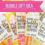Craft: End Of School Year Bubble Gift Idea   See Vanessa Craft   Free Printable Gift Tags For Bubbles