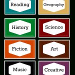 Craftionary   Free Printable Book Bin Labels
