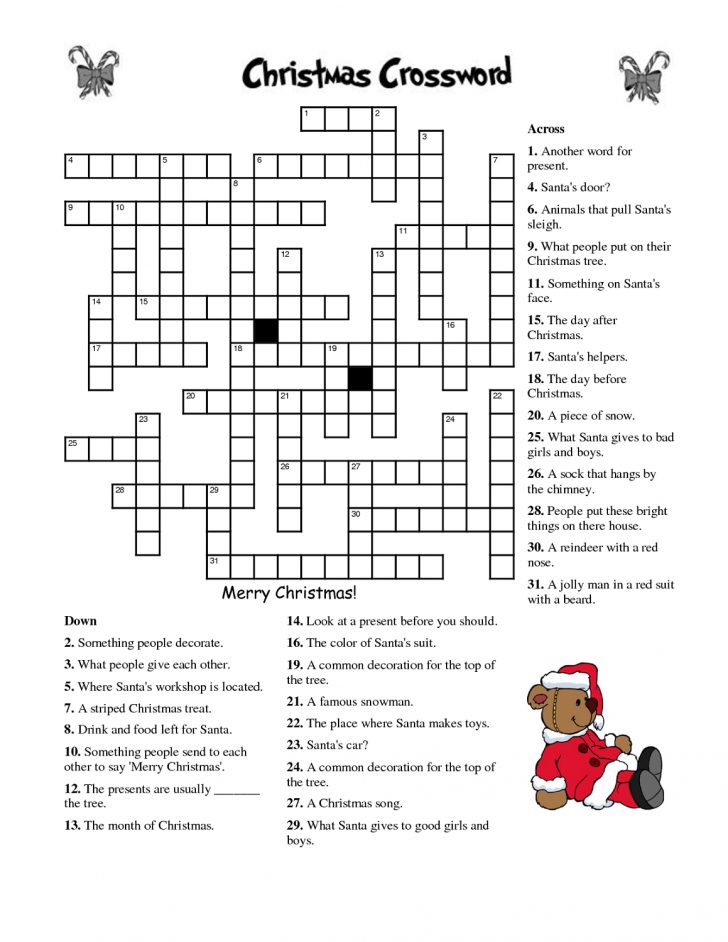 Free Printable Christmas Puzzles And Games