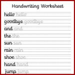 Cursive Handwriting Worksheets – Free Printable! ⋆ Mama Geek   Free Printable Handwriting Sheets For Kindergarten