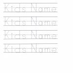 Customizable Printable Letter Pages | Teaching Mackenzie And Juliana   Free Printable Name Tracing