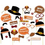 Details About 29Pcs Thanksgiving Day Party Supplies Decorations   Free Printable Thanksgiving Photo Props